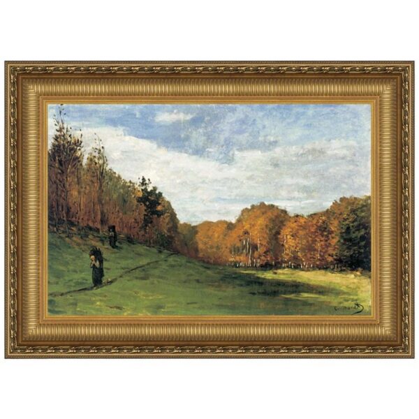 Design Toscano DA3774 49 1/4 Inch Woodgatherers at The Edge of The Forest 1863 Canvas Replica Painting - Grande