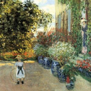 Design Toscano DA3893 34 3/4 Inch Artists House at Argenteuil 1873 Canvas Replica Painting - Large