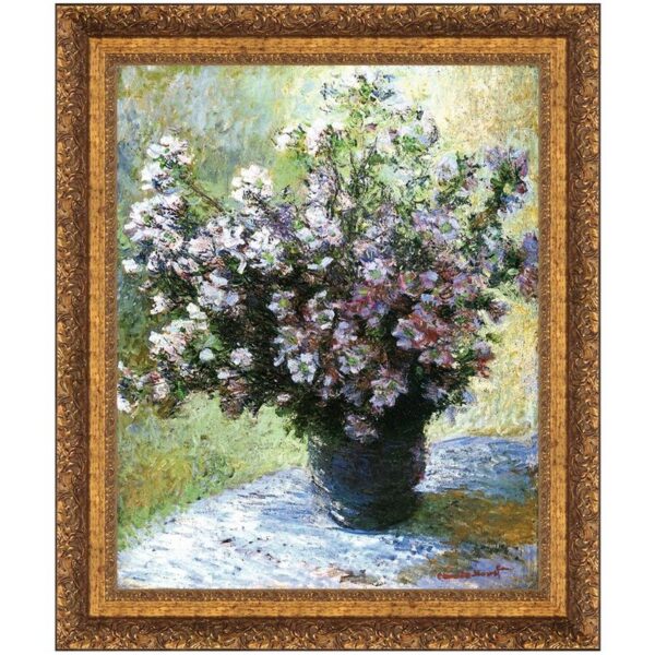 Design Toscano DA4034 38 Inch Vase of Flowers 1882 Canvas Replica Painting - Grande