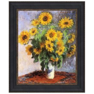 Design Toscano DA4063 29 3/4 Inch Bouquet of Sunflowers 1881 Canvas Replica Painting - Large