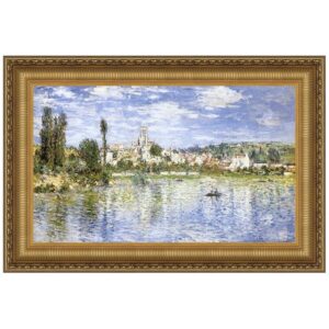 Design Toscano DA4073 38 3/4 Inch Vetheuil in Summer 1880 Canvas Replica Painting - Large