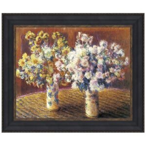 Design Toscano DA4132 26 3/4 Inch Two Vases of Chrysanthemums 1888 Canvas Replica Painting - Medium