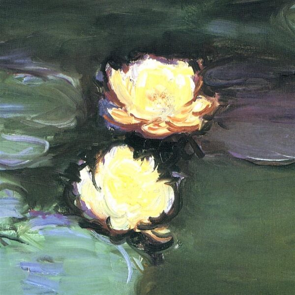 Design Toscano DA4153 37 3/4 Inch Water Lilies Nympheas 1898 Canvas Replica Painting - Large