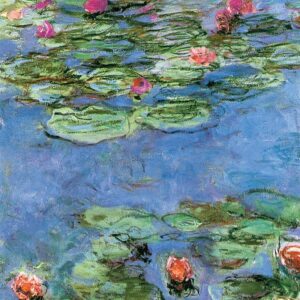 Design Toscano DA4183 26 1/4 Inch Water Lilies 1917 Canvas Replica Painting - Large