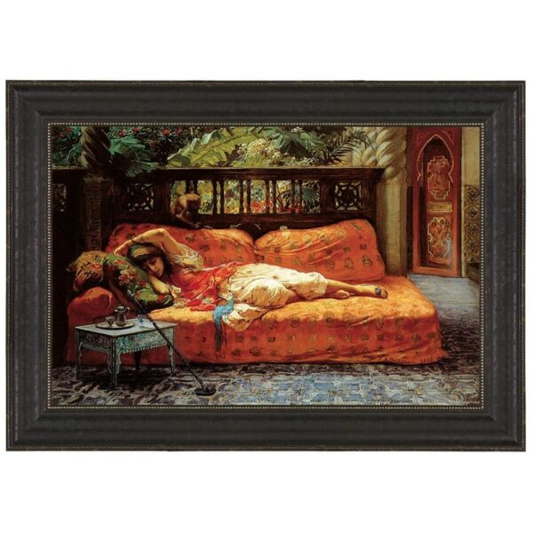 Design Toscano DA4234 47 1/2 Inch The Siesta Afternoon in Dreams 1878 Canvas Replica Painting - Grande