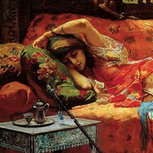 Design Toscano DA4232 27 1/2 Inch The Siesta Afternoon in Dreams 1878 Canvas Replica Painting - Medium