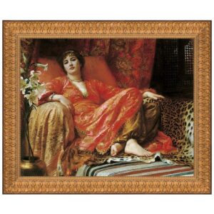 Design Toscano DA4274 45 1/2 Inch Leila Passion 1892 Canvas Replica Painting - Grande