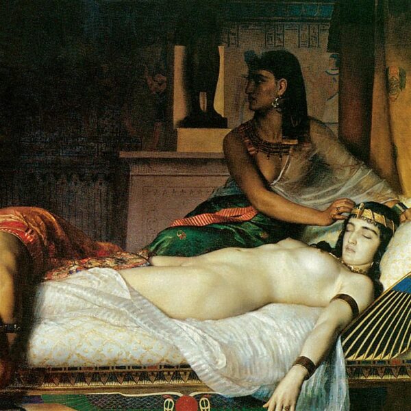 Design Toscano DA4332 28 1/2 Inch The Death of Cleopatra 1874 Canvas Replica Painting - Medium