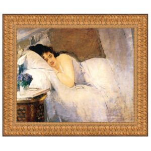 Design Toscano DA4551 21 1/2 Inch Morning Awakening 1878 Canvas Replica Painting - Small