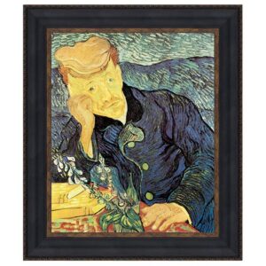 Design Toscano DA4573 35 3/4 Inch Portrait of Doctor Gachet 1890 Canvas Replica Painting - Large