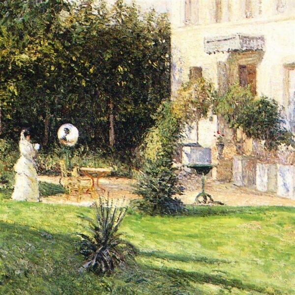 Design Toscano DA4623 46 1/4 Inch Garden of Les Mathurins at Pontoise 1876 Canvas Replica Painting - Large