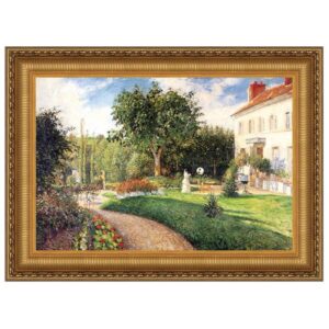 Design Toscano DA4621 22 1/4 Inch Garden Mathurins Pontoise Painting - Small