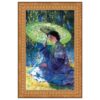 Design Toscano DA4631 13 1/2 Inch The Green Parasol 1909 Canvas Replica Painting - Small