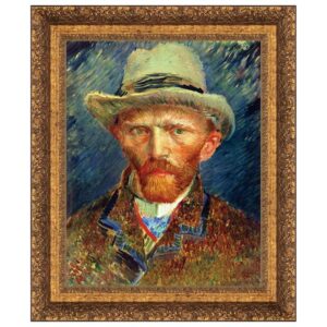 Design Toscano DA4831 19 Inch Self Portrait Vincent Van Gogh 1887 Canvas Replica Painting - Small