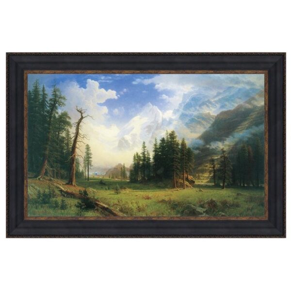 Design Toscano DA4943 42 3/4 Inch Mountain Landscape 1895 Canvas Replica Painting - Large