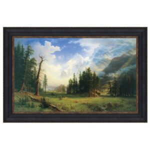 Design Toscano DA4941 22 3/4 Inch Mountain Landscape 1895 Canvas Replica Painting - Small