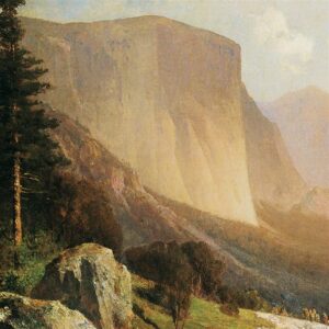 Design Toscano DA4983 39 1/2 Inch View of Yosemite Valley 1865 Framed Canvas Replica Painting - Large