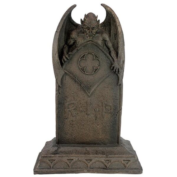 Design Toscano DB160282 15 1/2 Inch Vampire Demon Tombstone