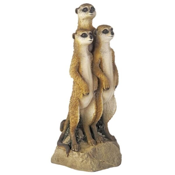 Design Toscano DB32136 11 Inch Meerkat Gang Statue