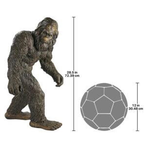 Design Toscano DB383049 19 1/2 Inch Bigfoot the Garden Yeti Statue, Large