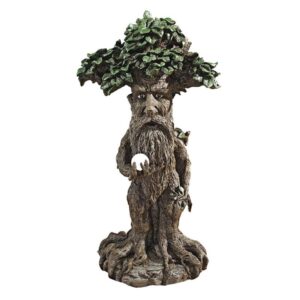 Design Toscano DB383066 13 1/2 Inch Treebeard Ent with Mystical Orb Statue