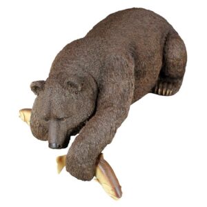 Design Toscano DB383082 33 Inch Catch of the Day Bear Statue