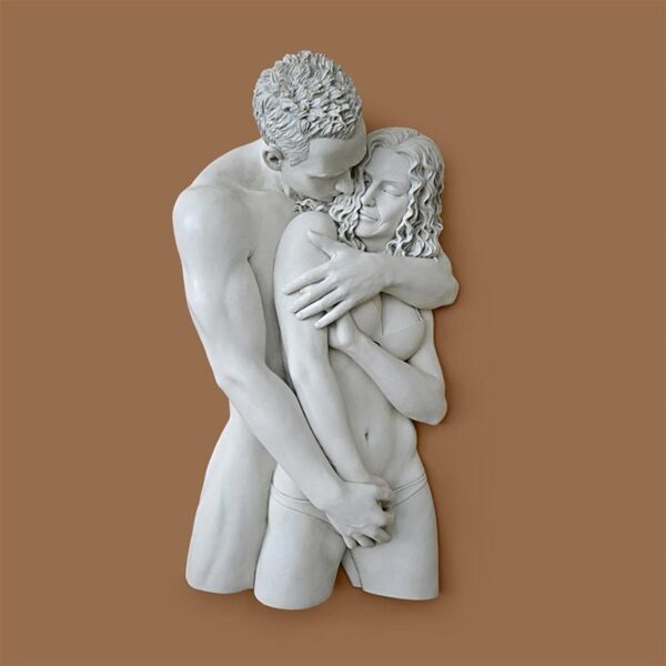 Design Toscano DB383101 14 1/2 Inch Engulfing Embrace Wall Sculpture