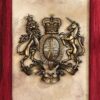 Design Toscano DB383103 17 1/2 Inch Royal Coat of Arms of Britain Plaque