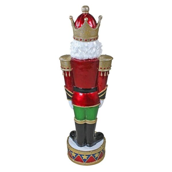 Design Toscano DB477008 10 Inch Illuminated Bavarian Style Nutcracker