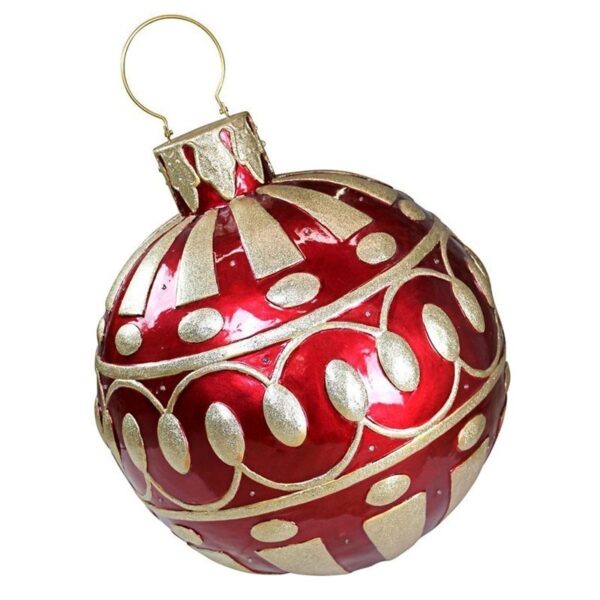 Design Toscano DB477014 26 Inch Holiday Ornament Led Illuminated Statue