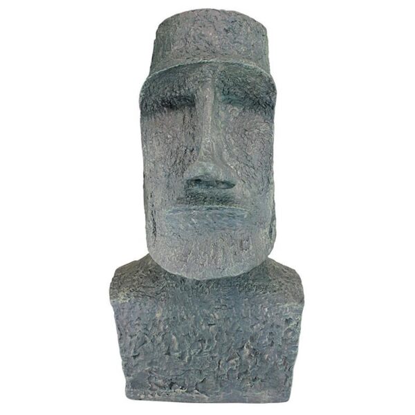 Design Toscano DB555 12 1/2 Inch Large Easter Island Moai Head