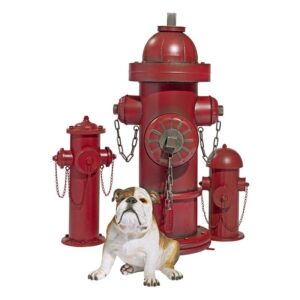 Design Toscano DC122012 11 1/2 Inch Metal Replica Fire Hydrant, Large