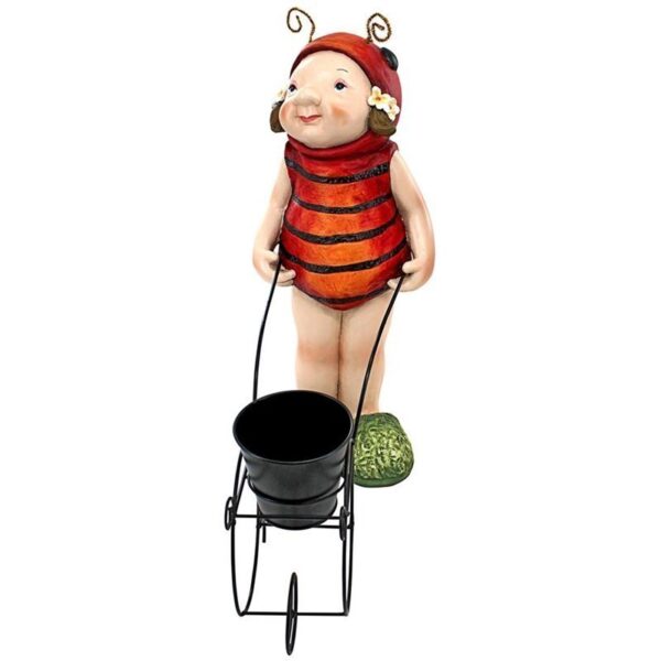 Design Toscano DS18026 9 Inch Polly the Lady Bug Fairy Statue