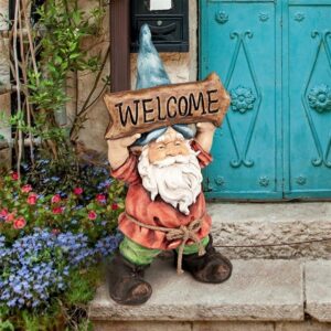 Design Toscano DS185098 12 Inch Welcoming Willie Garden Gnome Statue