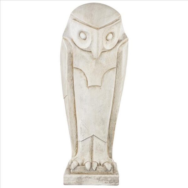 Design Toscano DS19080 12 Inch Polar Owl Sentinel Art Deco Statue