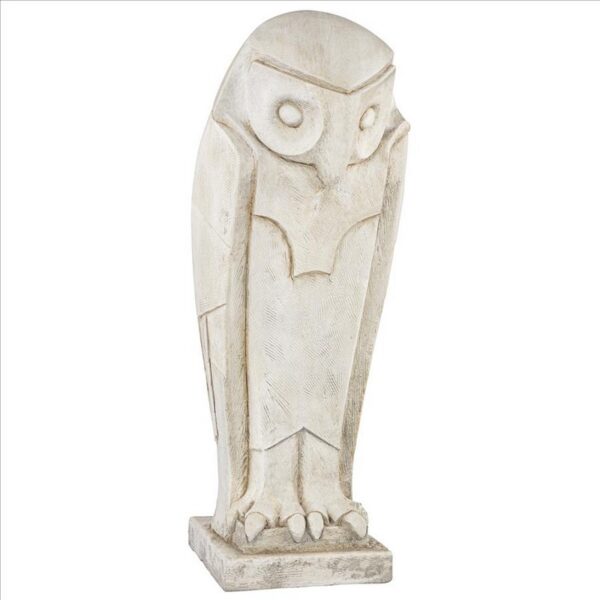 Design Toscano DS19080 12 Inch Polar Owl Sentinel Art Deco Statue