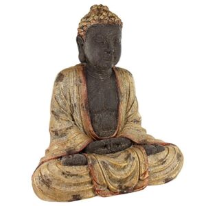 Design Toscano DS193293 24 Inch Large Golden Buddha Statue