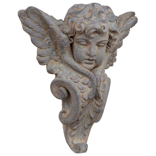 Design Toscano DS19442 24 Inch Victorial Heraldic Cherub Wall Pocket