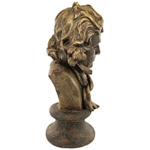 Design Toscano DS194443 14 Inch Beethoven Bust Statue