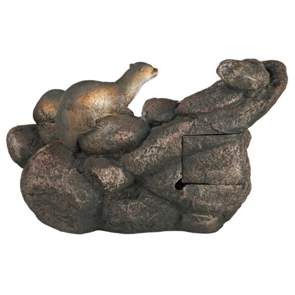 Design Toscano DW08087 14 Inch Curious Sea Otters Fountain