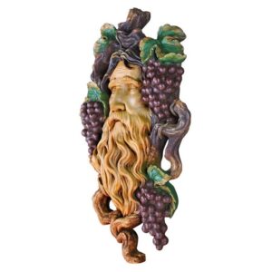 Design Toscano EU1003 12 1/2 God of the Grape Harvest Plaque