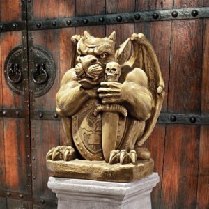 Design Toscano EU1032 17 1/2 Inch Victor the Vicious Gargoyle Sentry