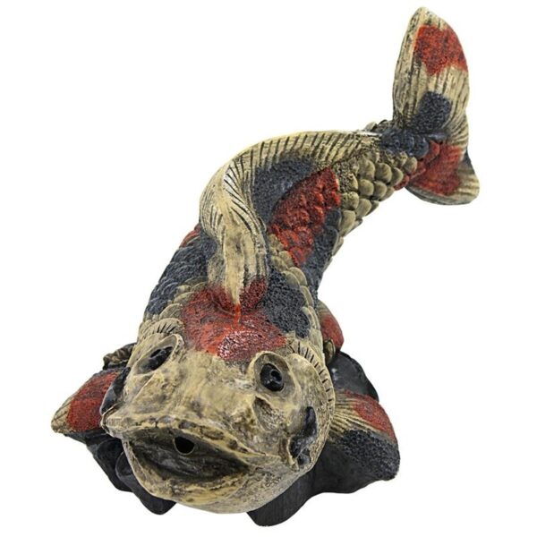 Design Toscano EU1046 16 Inch Showa Asian Koi Spitter Piped Statue