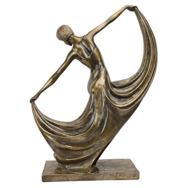 Design Toscano EU2156 10 1/2 Inch Mistress of the Dance Art Deco Statue