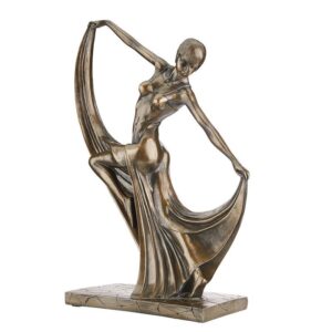 Design Toscano EU2156 10 1/2 Inch Mistress of the Dance Art Deco Statue