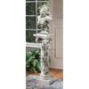 Design Toscano EU2866 11 1/2 Inch Rose Garland Pedestal