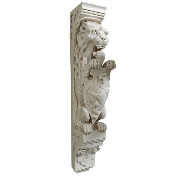 Design Toscano EU31578 4 Inch Manor Lion Wall Sculpture