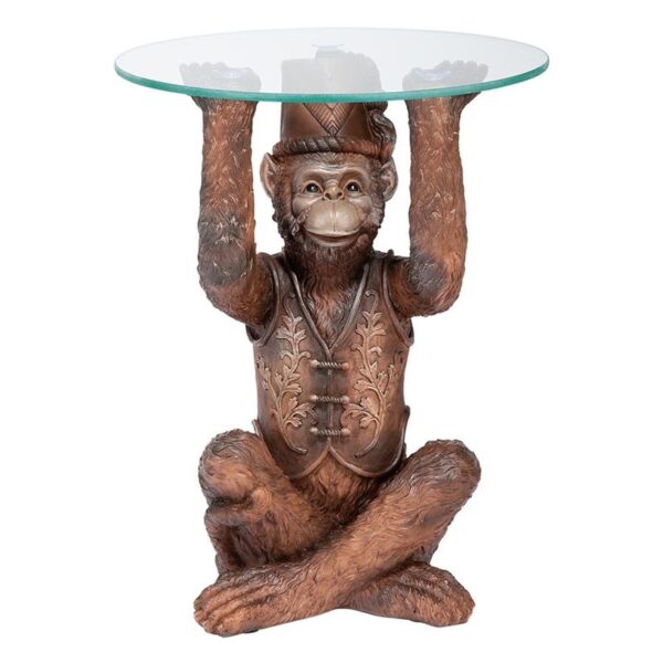 Design Toscano EU31691 16 Inch Moroccan Monkey Business Table