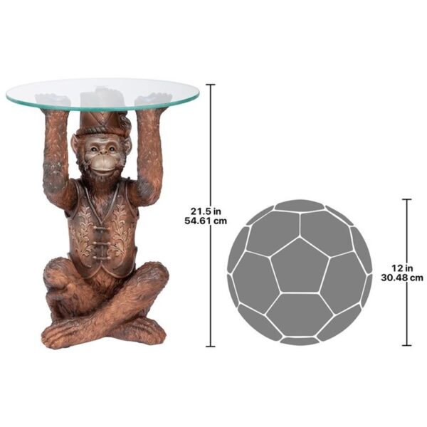 Design Toscano EU31691 16 Inch Moroccan Monkey Business Table