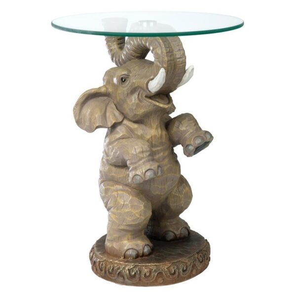 Design Toscano EU32144 16 Inch Good Fortune Elephant Table